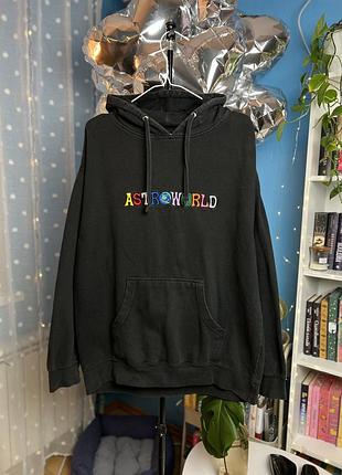 Astro world худі чоловіче унісекс оверсайз мерч кофта лого толстовка