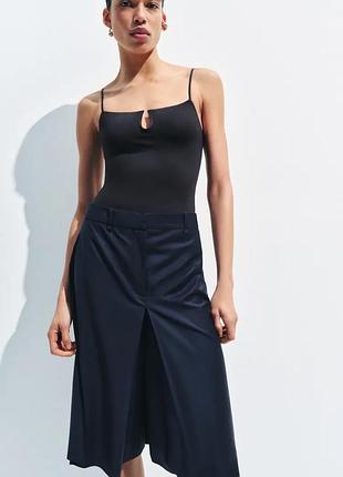Длинные шорты zw collection со смешанной шерстью