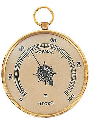 Гігрометр moller 301303 (301303) з 80-мм циферблатом з нанесеною на нього шкалою від 0% до 100% настінний
