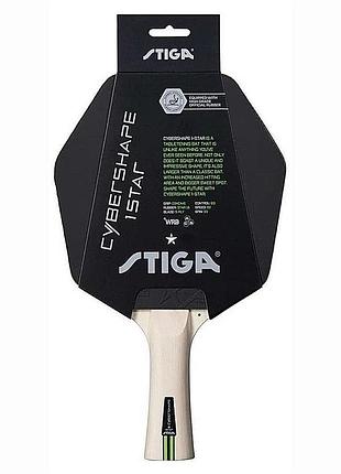 Ракетка для настільного тенісу stiga cybershape 1 star fl (1211-0906-35)