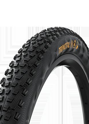 Покрышка бескамерная continental trinotal trail rapid 29" | 29 x 2.40 черная складная skin