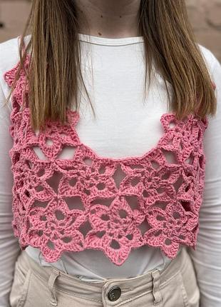 Вʼязаний топ handmade
