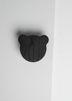 Мебельная ручка из дерева 66 мм bear black