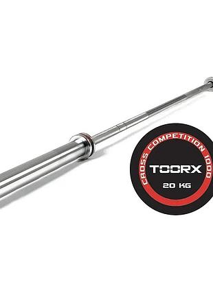 Гриф для штанги toorx max 1000 kg cross competition 220 см 50 мм (bo-1000)