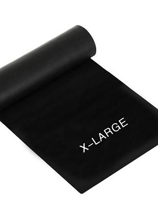 Стрічка-еспандер 15-20 кг 200х15х0.7 см xl black generation fitness