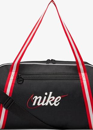 Сумка nike w nk gym club - retro 24l черный, белый, красный жин 33 x 51 x 23 см лучшая цена с быстрой доставкой по украине