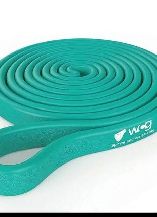 Фитнес-резинка wcg powerstrip level 1 (7 - 13 кг) — резиновая петля / эспандер для тренировок и подтягиваний