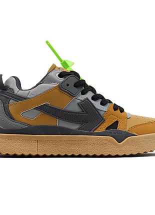 Off-white sponge mid top 'brown' (original box) 42