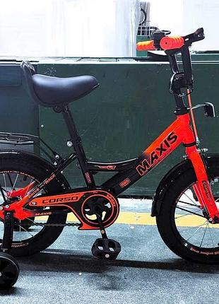Велосипед 14" дюймів 2-х колісний "corso" maxis mx-15244