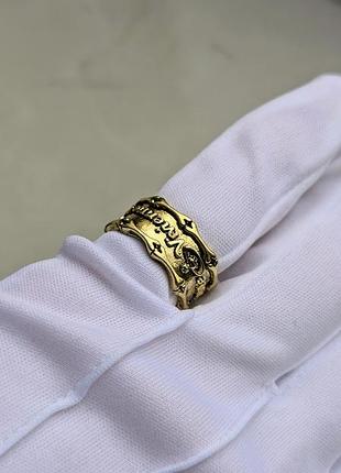 Кільце gold vivienne westwood with bones