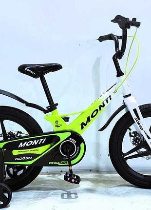 Велосипед 18" дюймів 2-х колісний corso «monti» mt-18422