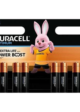 Батарейка duracell aaa optimum lr03*8