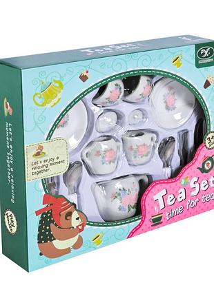 Детский набор посуды tea set 868-e6-2 фарфор, 17 предметов | maxisvit