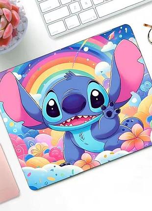 Коврик мыши disney stitch 180x220x2мм украшение для рабочего стола