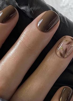 Шоколадний манікюр «quiet luxury» 🍫✨