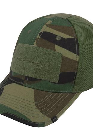 Кепка тактическая pentagon raptor bb rip/mesh. камуфляж woodland (00000006487)