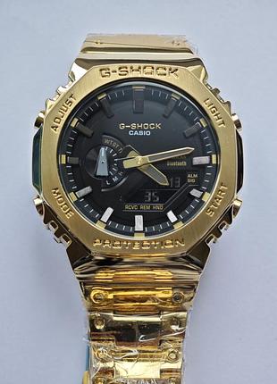 Часы casio g-shock ga-2100 джи шок золото (под золото)