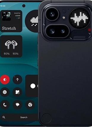 Смартфон nothing phone (4a) pro 12/256gb black, 6.78 '' amoled, 50+50+8/32 мп, snapdragon 7 gen 4, 5080 магод