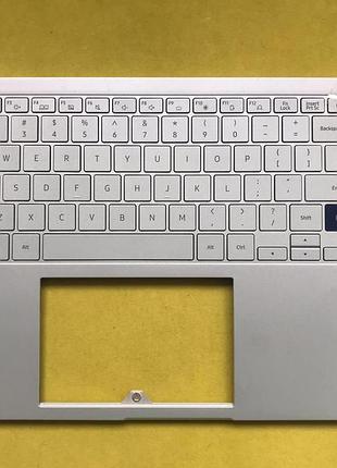 Топ-кейс палмрест + клавіатура на ноутбук samsung galaxy book ion white np950xcj