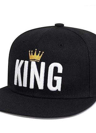 Кепка / бейсболка з прямим козирком king