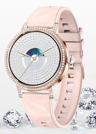 Смарт-часы женские lemfo i229 gold (разговор, пульсометр)