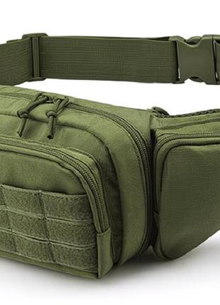Бананка тактична олива (зелена) сумка на пояс molle