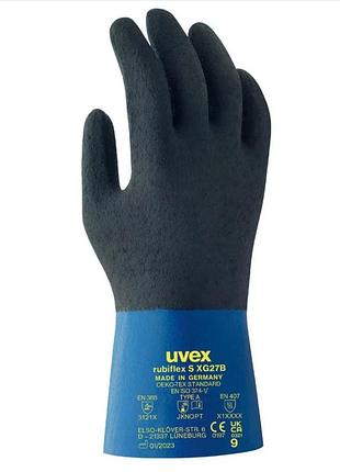 Перчатки химической защиты uvex rubiflex s xg27b размер 9 2