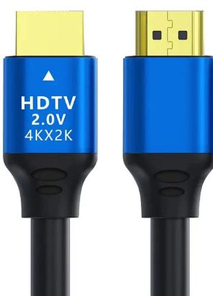 Кабель hdmi 2.0 4k ultra hd 60hz 1.5м, поддержка ethernet и 3d, шнур для ps4, тв, монитора