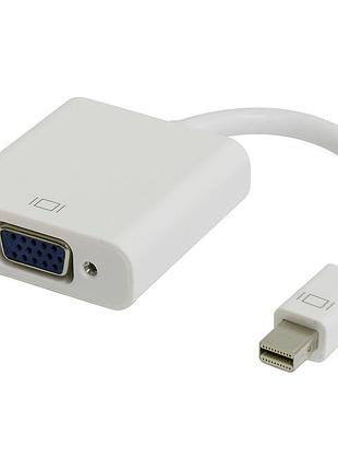 Адаптер mini display port dp — vga apple mac перетворювач конвертер