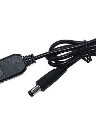 Преобразователь повышающий usb dc 9v 5.5x2.1 для роутера модема от powerbank повербанка кабель питания з 5v на 9v