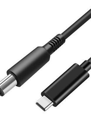 Usb type-c 65w кабель живлення dc 7.4×5.0*0.6 dell для заряджання ноутбука від повербанка usb