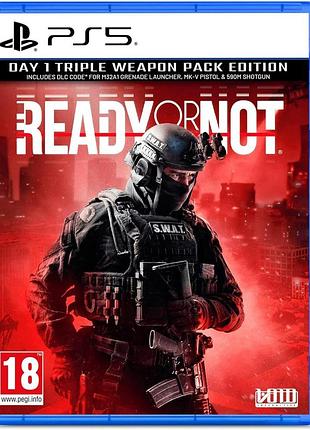 Відеогра ready or not: day one edition ps5 англ. озвучення інтерфейс en/fr/de/it ваучер 3 зброї