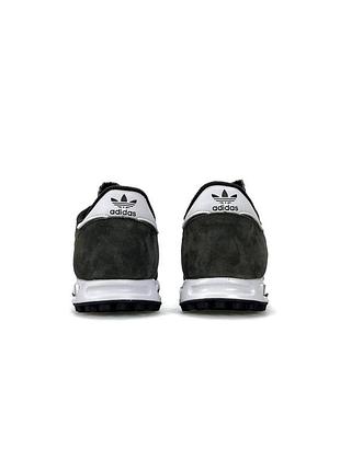 Adidas la trainer khaki white 3