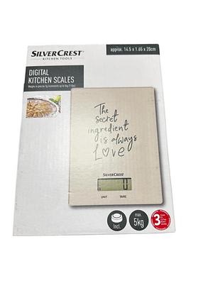 Весы кухонные silvercrest 352672 5 кг