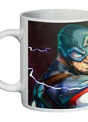 Чашка капітан америка (кухоль supercup captain america 006)