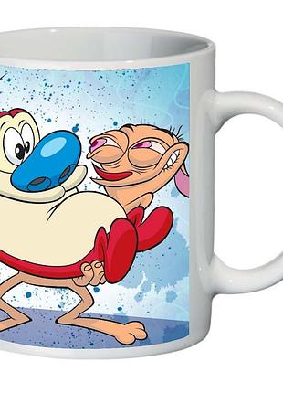 Чашка шоу рена и стимпи (кружка the ren & stimpy show -002)