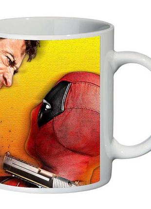 Чашка росомаха и дедпул (кружка supercup wolverine deadpool 0026)