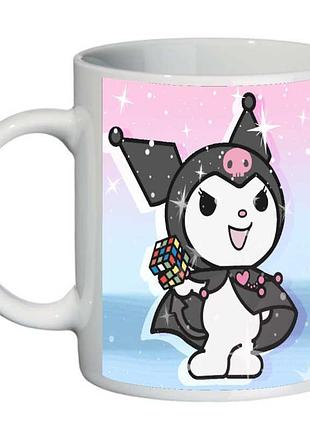 Чашка хеллоу кітті куромі (мережка supercup kuromi hello kitty 008)