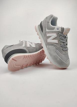 New balance 574 l.gray pink