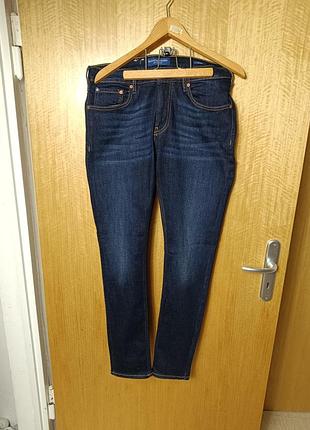 Джинсы зауженные темно синие мужские фирмы scotch soda amsterdam оригинал размер 44-46 в идеальном состоянии сроки отправки уточняйте
