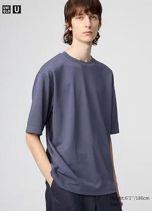 Оверсайз футболка преміум-серії uniqlo u з технологією airism