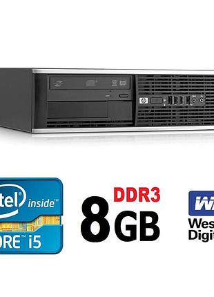 Hp 6300 ellite sff / intel i5-2400 (4 ядра, 3.1(3.4)ghz, 6mb) / 8gb ddr3 / 500gb hdd / usb 3.0