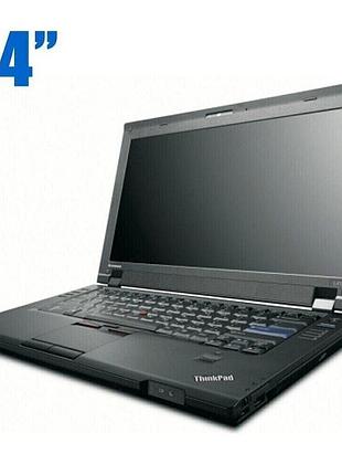 Ноутбук б-класс lenovo thinkpad l412 / 14" (1366x768) tn / intel pentium p6200 (2 ядра по 2.13 ghz) / 4 gb ddr3 / 160 gb hdd /