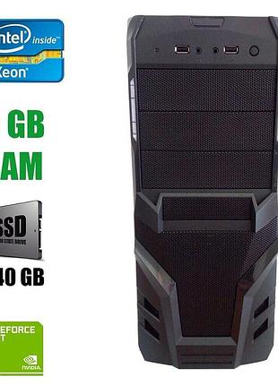 Пк casecom technology tower new / intel xeon e5-2640 (6 (12) ядер по 2.5 - 3.0 ghz) (аналог core i7-3770) / 8 gb ddr3 ecc / 240 gb