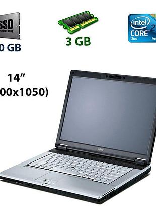 Ноутбук fujitsu lifebook s7110 / 14" (1400x1050) tn ccfl / intel core duo t2400 (2 ядра по 1.83 ghz) / 3 gb ddr2 / 60 gb ssd /