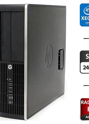 Игровой пк hp compaq pro 6300 sff / intel xeon e3-1230 (4 (8) ядра по 3.2 - 3.6 ghz) / 16 gb ddr3 / 240 gb ssd / amd radeon r7