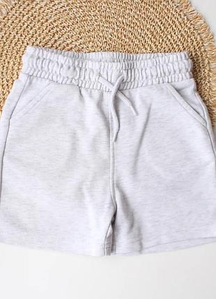 Базовые серые шортики из двунитки matalan 4-5 лет