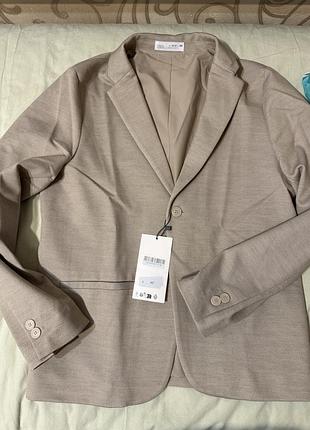 Жакет zara 13-14 бежевий