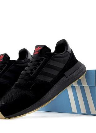 Кроссовки adidas zx500 black арт 15454