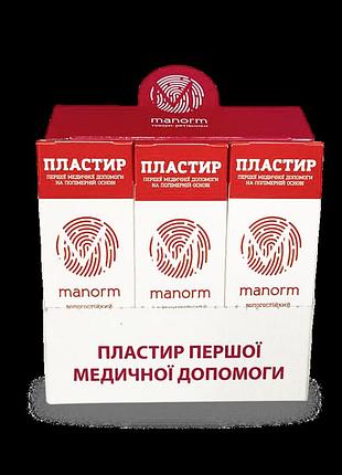 Набір пластирів manorm на полімерній основі 19х72 мм 15 упаковок по 10 шт